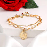Bohemian Charm Bracelets for Women - Fashion Multilayer Beaded Chain Bracelets Set Jewellery - The Jewellery Supermarket