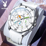 Stunning Top Brand Fashion Trend Elegant Original Silicone Strap Waterproof  Multifunction Quartz Wrist Watches