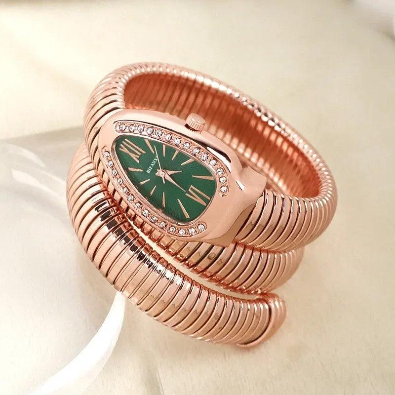 New Arrival Wonderful Creative Snake Ladies Fashion Bracelet Quartz Watches - Ideal Gifts