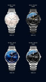 PLAYBOY Casual Simple Automatic Mechanical Men's Watches Original Waterproof Calendar High Quality Watch for Men
