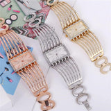 New Arrival Women's Fashion Quartz Stainless Steel Bracelet Casual Hollow Quality Wristwatches - The Jewellery Supermarket