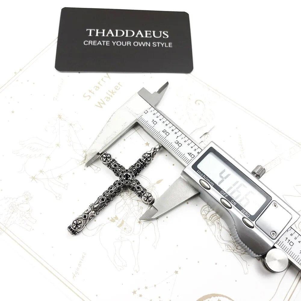 Brand New Richly Ornamented Cross Pendant 925 Sterling Silver Fine Jewellery Gift For Women Men - The Jewellery Supermarket
