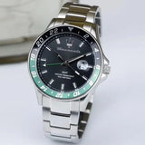 High Quality Maserati Waterproof Men's Business High-grade Green Water European and American Dial Quartz Watch