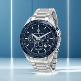 Original Maserati Watch Luxury Fashion Trend Explorer Big Dial Sports european and American Watches - Ideal Present