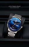 PLAYBOY Casual Simple Automatic Mechanical Men's Watches Original Waterproof Calendar High Quality Watch for Men