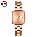Simple Design Top Brand Stainless Steel Strap Quartz Ladies Watch - 3ATM Waterproof Multifunctional Women's Watches