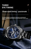 Original Maserati Blue Gold Men's Luxury Gold Fashion Trend Dial European and American Business watch