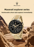 Original Maserati Watch Luxury Fashion Trend Explorer Big Dial Sports european and American Watches - Ideal Present