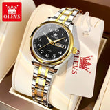 New Original Luxury Brand Stainless Steel Waterproof Quartz Women's Watches- Elegant Date Gift for Ladies