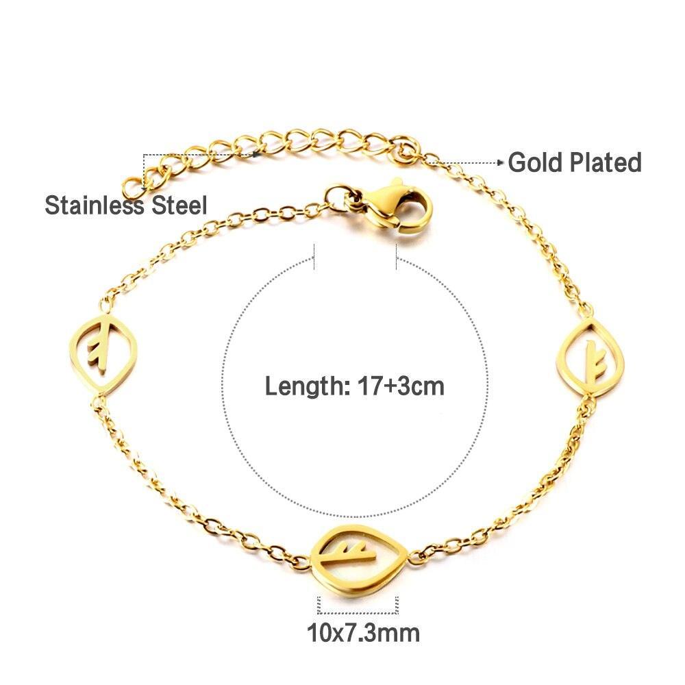 Elegant White Shell Charm Bracelet For Women - Hollow Flower Chain Stainless Steel Luxury Jewellery  - The Jewellery Supermarket