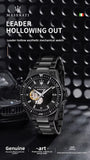 Maserati Hollowed Out automatic Mechanical Watch Europe and the United States Big Dial Leisure Business Wrist Watch