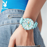 Stunning Top Brand Fashion Trend Elegant Original Silicone Strap Waterproof  Multifunction Quartz Wrist Watches
