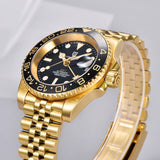 New PD-1662 V5 Men Mechanical Watches Luxury Ceramic Bezel Automatic Watch 100M Waterproof GMT WristWatch for Men