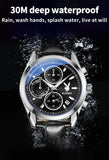 Super Casual Fashion Top Brand Stainless Steel Waterproof Multifunction Quartz Original Business Men's Wrist Watches