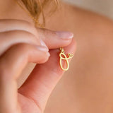 New Stainless Steel Initial Necklaces for Women and Girls - 26 Art Letters - Ideal Gifts - The Jewellery Supermarket