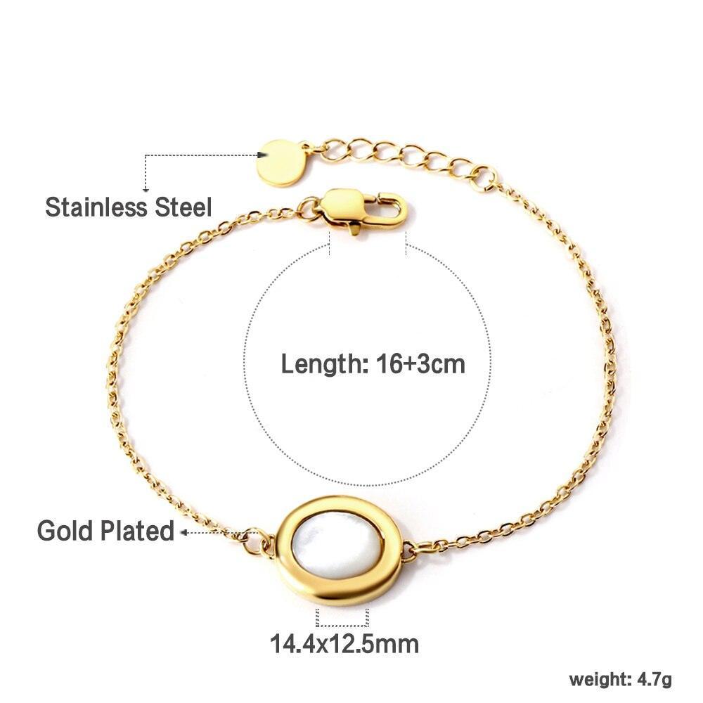 Fashion Star Heart Charm Layered Bracelets For Women -  Stainless Steel Paperclip Cuban Link Chain Jewellery - The Jewellery Supermarket
