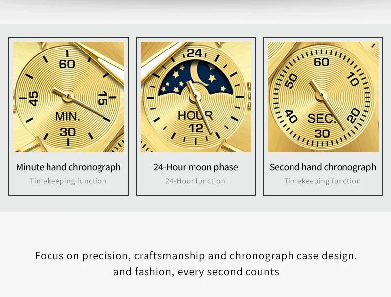 PLAYBOY High Quality Multifunction Best Selling Original Luxury Waterproof Fashion Business Quartz Wrist Watches