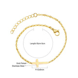 Simple Trendy Charm Bracelets for Women - Stainless Steel Infinity 8 Snowflake Hamsa Hand Tiny Chain Jewellery - The Jewellery Supermarket