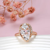 Fashion Unique Filled 14K Rose Gold AAA Zircon Diamonds Daily Fine Jewellery Gifts for Women