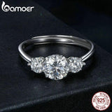 Remarkable 14WGP D Color VVS1 1.6CTTW Round Moissanite Diamonds Rings for Women, Sterling Silver Engagement Rings