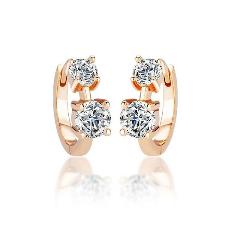 Stunning Luxury D Colour 1 Carat Moissanite Diamonds Earrings - Silver Hoop Earrings For Women Fine Jewellery - The Jewellery Supermarket