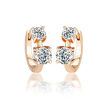 Stunning Luxury D Colour 1 Carat Moissanite Diamonds Earrings - Silver Hoop Earrings For Women Fine Jewellery - The Jewellery Supermarket