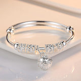 Fashion 925 Sterling Silver Lucky Beads charm Bangles For Women - Charm Bracelets Luxury Designer Jewellery - The Jewellery Supermarket