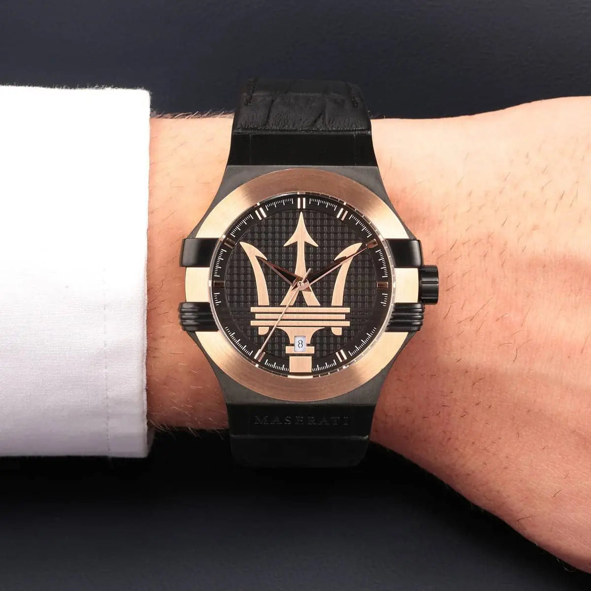 Maserati Fashion Multifunctional Big Trident Europe and United States Watch Luxury Authentic Waterproof Wristwatch