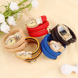 Unique Snake Shape AAA Luxury Fashion Quartz Watches Women's Zircon Diamonds Bling Gold Colour Ladies Watches