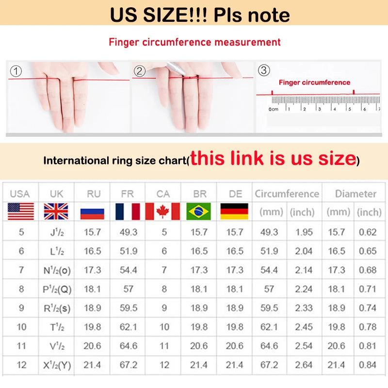 Outstanding 4ct 3 Stone Moissanite Diamonds Rings for Women 18KGP Wedding Engagement S925 Silver Bridal Jewellery