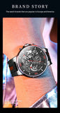 PLAYBOY Casual Quartz Luxury Sports Luminous Waterproof Fashion High-end Silicone Strap Men's Wristwatch