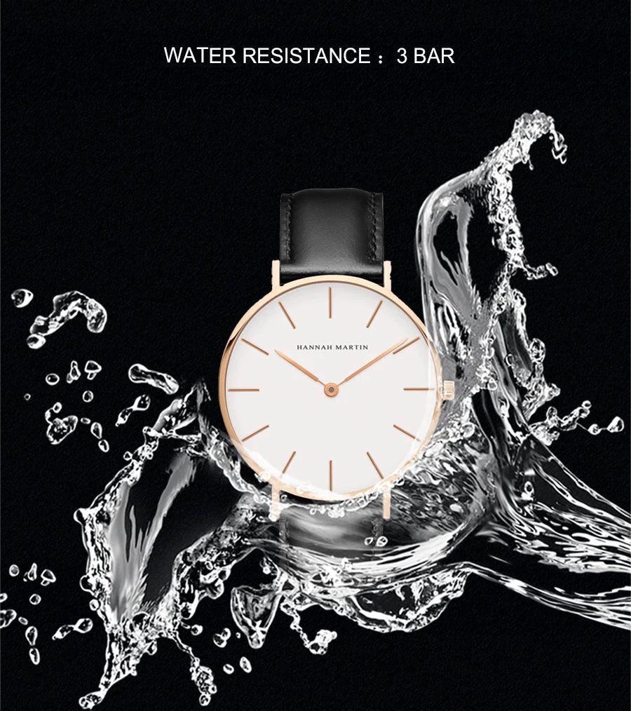 New Arrival Minimalist Style Ultra Thin Dial Elegant Ladies Watch Leather Strap Women's Dress Wristwatches