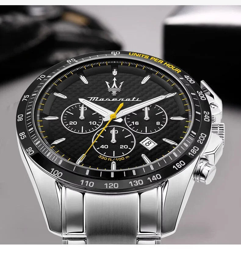 Original Maserati Watch Luxury Fashion Trend Explorer Big Dial Sports european and American Watches - Ideal Present