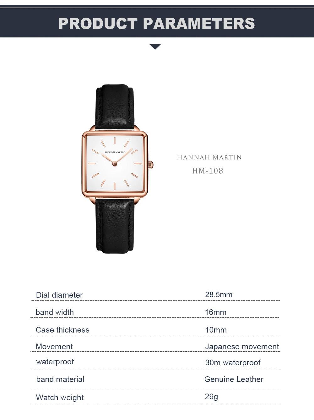 Simple Design Top Brand Stainless Steel Strap Quartz Ladies Watch - 3ATM Waterproof Multifunctional Women's Watches