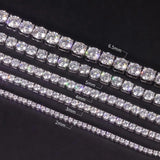 Terrific 18KGP GRA Certified VVS1 Full Moissanite Diamonds Tennis Bracelet - Silver Bracelet Fine Jewellery - The Jewellery Supermarket