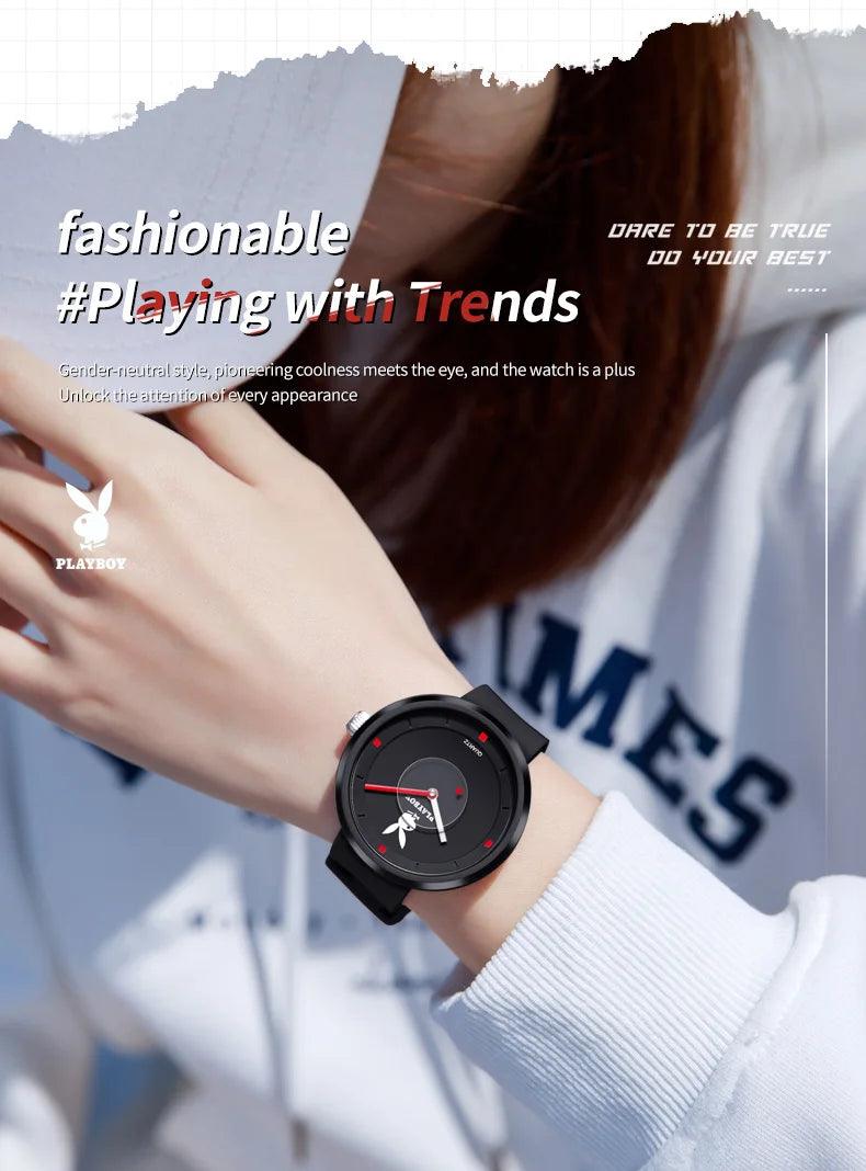 Original Silicone Strap Waterproof Quartz Simple Watches for Women - High Quality Elegant Fashion Lady WristWatches