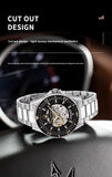 Maserati Hollowed Out automatic Mechanical Watch Europe and the United States Big Dial Leisure Business Wrist Watch