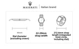 Maserati Hollowed Out automatic Mechanical Watch Europe and the United States Big Dial Leisure Business Wrist Watch
