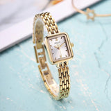 New 20mm Mini Gold Quartz Women's Watch - Fashion Lady Small Bracelet Chain Simple Ladies Watch - The Jewellery Supermarket
