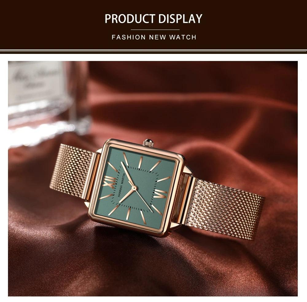 Luxurious Top Brand Elegant Quartz Movement Wristwatch New 3ATM Waterproof Fashion Original Women's Casual Watches