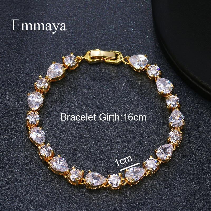 Adorable AAA Zircon Elements 3 Colors Austrian Crystal Bracelets - Best Online Prices by Jewellery Supermarket - The Jewellery Supermarket
