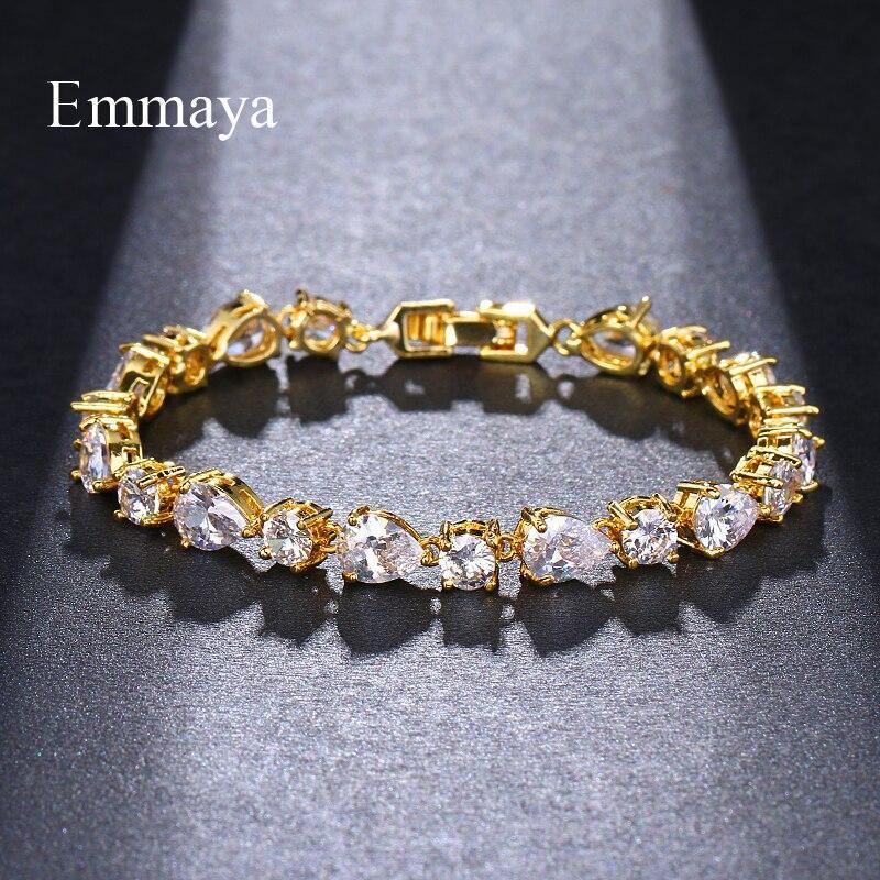 Adorable AAA Zircon Elements 3 Colors Austrian Crystal Bracelets - Best Online Prices by Jewellery Supermarket - The Jewellery Supermarket