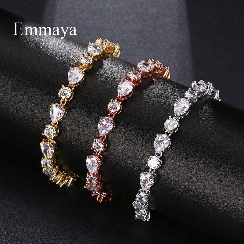 Adorable AAA Zircon Elements 3 Colors Austrian Crystal Bracelets - Best Online Prices by Jewellery Supermarket - The Jewellery Supermarket