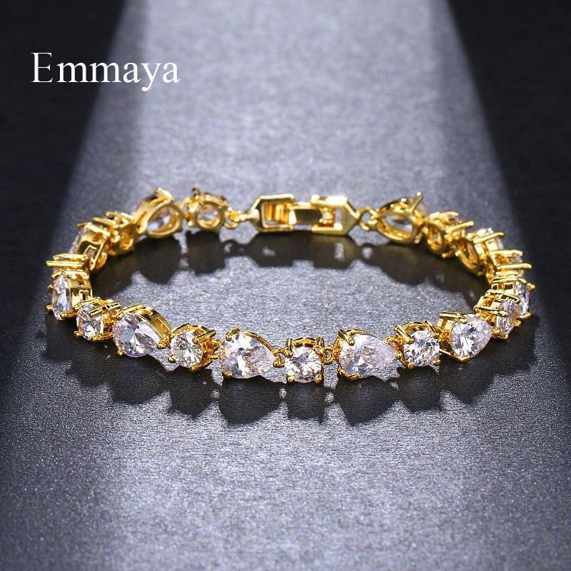 Adorable AAA Zircon Elements 3 Colors Austrian Crystal Bracelets - Best Online Prices by Jewellery Supermarket - The Jewellery Supermarket