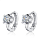 Alluring AAA+Cubic Zirconia Rose Gold Stud Earrings - Best Online Prices by Jewellery Supermarket - The Jewellery Supermarket
