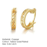 Alluring AAA+Cubic Zirconia Rose Gold Stud Earrings - Best Online Prices by Jewellery Supermarket - The Jewellery Supermarket