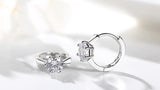 Alluring AAA+Cubic Zirconia Rose Gold Stud Earrings - Best Online Prices by Jewellery Supermarket - The Jewellery Supermarket