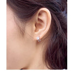 Alluring AAA+Cubic Zirconia Rose Gold Stud Earrings - Best Online Prices by Jewellery Supermarket - The Jewellery Supermarket