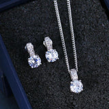 Appealing Bridal Jewelry Set With AAA Zircon Earrings Pendant Necklace - Best Online Prices by Jewellery Supermarket - The Jewellery Supermarket