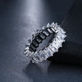 Attractive CZ Paved Austrian Zircon Unique Design Ring - Best Online Prices by Jewellery Supermarket